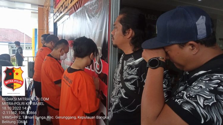3 orang tersangka berhasil diamankan di 2 (dua) Provinsi yang berbeda