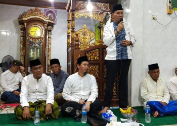 Pengurus Masjid Alhikmah Komplek palm agung kelurahan Kutaraya Kecamatan Kayuagung Kabupaten Ogan Komering Ilir, memperingati Maulid Nabi Muhammad SAW, 12 Rabiul awal 1444 H.