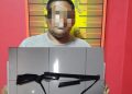 Tersangka tindak pidana penganiayaan dengan menggunakan Senapan Angin di Blang Pulo
