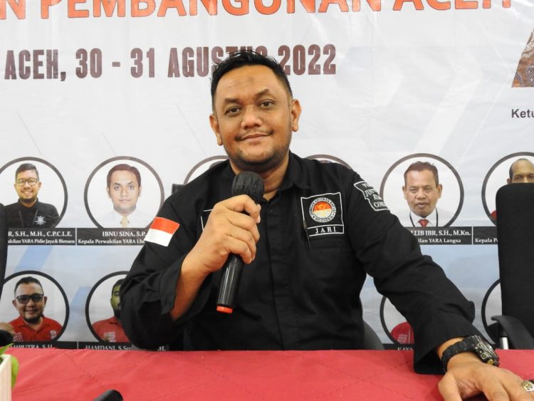 Ketua YARA Perwakilan Kota Lhokseumawe Ibnu Sina