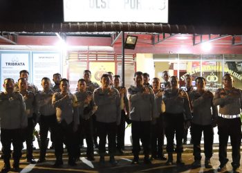 Polres Simalungun laksanakan patroli skala besar yang dipimpin secara langsung oleh Kapolres Simalungun AKBP Ronald F.C Sipayung, S.H., S.I.K., M.H.,