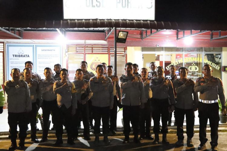Polres Simalungun laksanakan patroli skala besar yang dipimpin secara langsung oleh Kapolres Simalungun AKBP Ronald F.C Sipayung, S.H., S.I.K., M.H.,