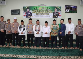 Polres Dairi laksanakan peringatan Maulid Nabi Muhammad SAW di Masjid Husnul Khotimah Polres Dairi