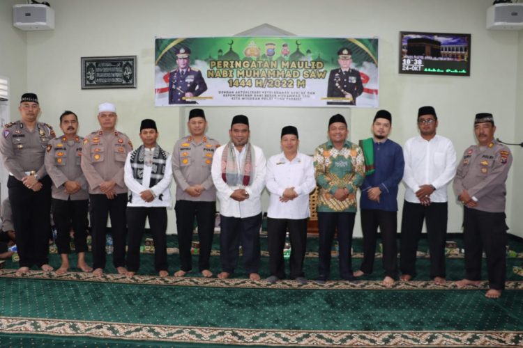 Polres Dairi laksanakan peringatan Maulid Nabi Muhammad SAW di Masjid Husnul Khotimah Polres Dairi