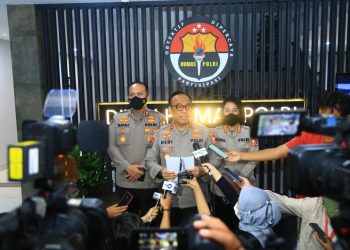 Konferensi Pers Divisi Humas Polri