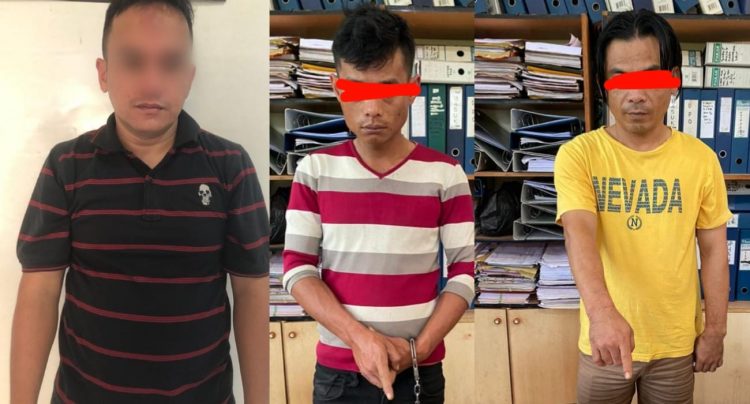 Tiga Pelaku tindak pidana Narkotika yang Diamankan Polres Simalungun, Termasuk Oknum Anggota Polri