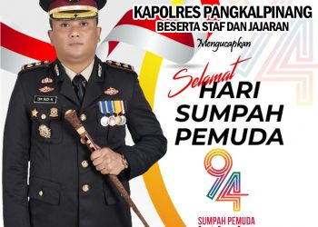 Kapolres Pangkalpinang AKBP Dwi Budi Murtiono, S.I.K M.H