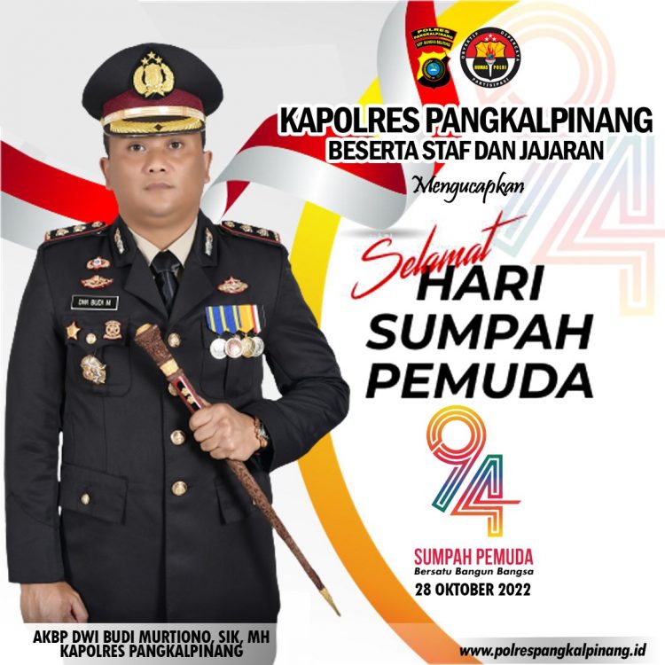 Kapolres Pangkalpinang AKBP Dwi Budi Murtiono, S.I.K M.H