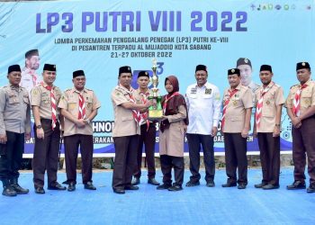 Lomba Perkemahan Penggalang Penegak (LP3) putri ke VIII resmi ditutup