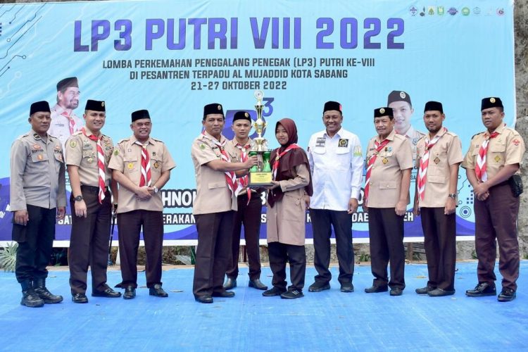 Lomba Perkemahan Penggalang Penegak (LP3) putri ke VIII resmi ditutup