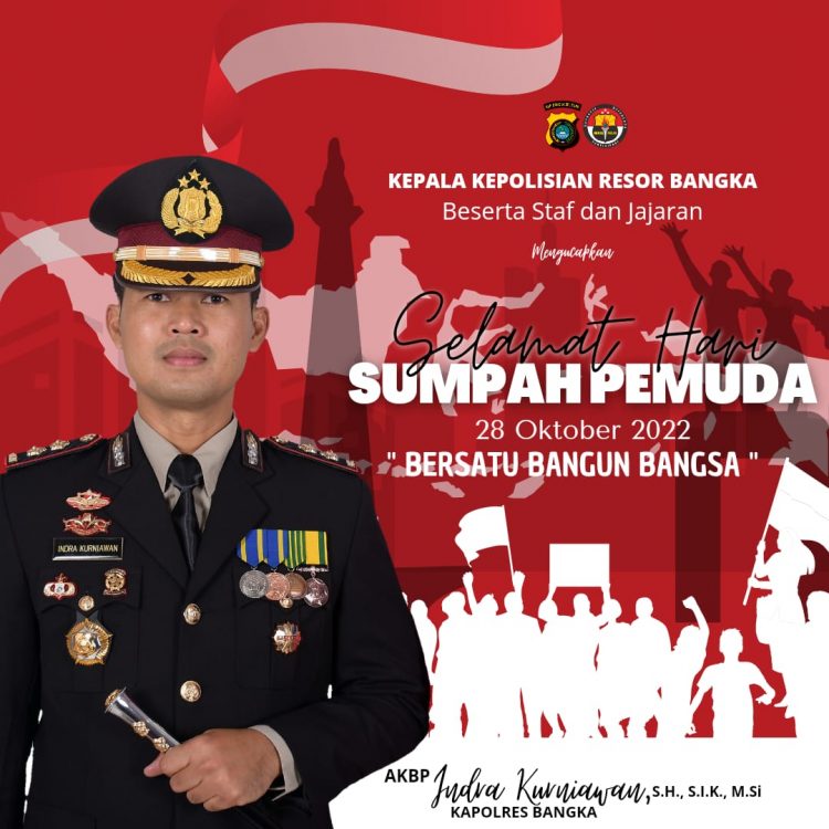 Kapolres Bangka AKBP Indra Kurniawan, S.H., S.I.K., M.Si