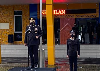 Polres Pangkalpinang menggelar upacara Peringatan Sumpah Pemuda Ke-94 dengan tema “Bersatu Bangun Bangsa”