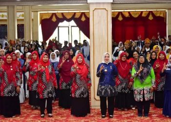 Bupati Ratna Machmud mengapresiasi pengurus Musyawarah Guru Mata Pelajaran (MGMP) Bahasa Indonesia Tingkat Sekolah Menengah Pertama (SMP) Kabupaten Musi Rawas