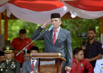 Pemerintah Kota Sabang melalui Dinas Pemuda dan Olahraga Kota Sabang menggelar Upacara Peringatan Hari Sumpah Pemuda