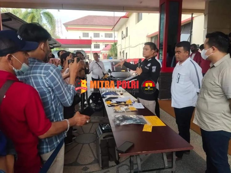 Konferensi Pers Polda Sumatera Utara