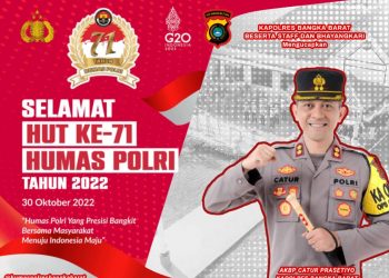 Kapolres Bangka Barat AKBP Catur Prasetiyo SIK