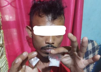 Polsek Singingi Hilir Polres Kuansing mengamankan 1 (satu) orang laki – laki yang berinisial HKP 25 tahun, di Desa Tanjung Pauh Kecamatan Singingi Hilir Kabupaten Kuantan Singingi yang diduga melakukan tindak pidana penyalahgunaan Narkotika