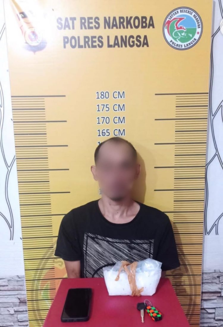 Sat Narkoba Polres Langsa Berhasil amankan 1 (satu) paket besar Sabu dengan berat 506,40 gram