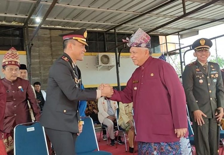 Kapolres Bangka Barat AKBP Catur Prasetiyo SIK menghadiri Upacara Peringatan Hari Sumpah Pemuda ke-94 tingkat Kabupaten