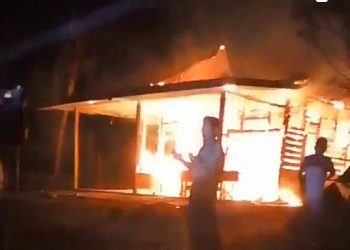 Kebakaran rumah di Desa Hayo Nias Barat