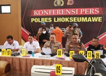 Polres Lhokseumawe berhasil mengungkap kasus penipuan dan penggelapan dengan modus investasi dengan kerugian milyaran rupiah