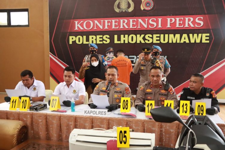 Polres Lhokseumawe berhasil mengungkap kasus penipuan dan penggelapan dengan modus investasi dengan kerugian milyaran rupiah
