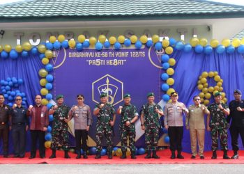 Hari Ulang Tahun (HUT) ke-58 Yonif 122/TS, di Mako Yonif 122/TS, Selasa (1/11/2022) pagi