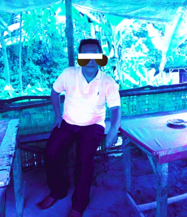 Foto diduga bandar togel di kecamatan Jorlang Hataran Kabupaten Simalungun