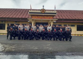 Irjen Pol A. Rachmad Wibowo SIK saat melakukan kunjungan kerja (kunker) ke Batalion B Pelopor Polda Sumsel, Kelurahan Petanang Ilir, Kecamatan Lubuklinggau Utara II