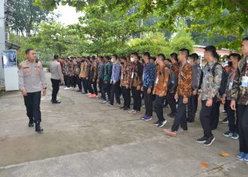Pemeriksaan administrasi akhir penerimaan Tamtama Polri Gelombang I tahun 2023