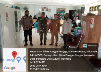 Kapolsek Parongil kembali menggelar Quick Wins Presisi yang kali ini dilaksanakan di Puskesmas Parongil KecamatanSilima Pungga-pungga