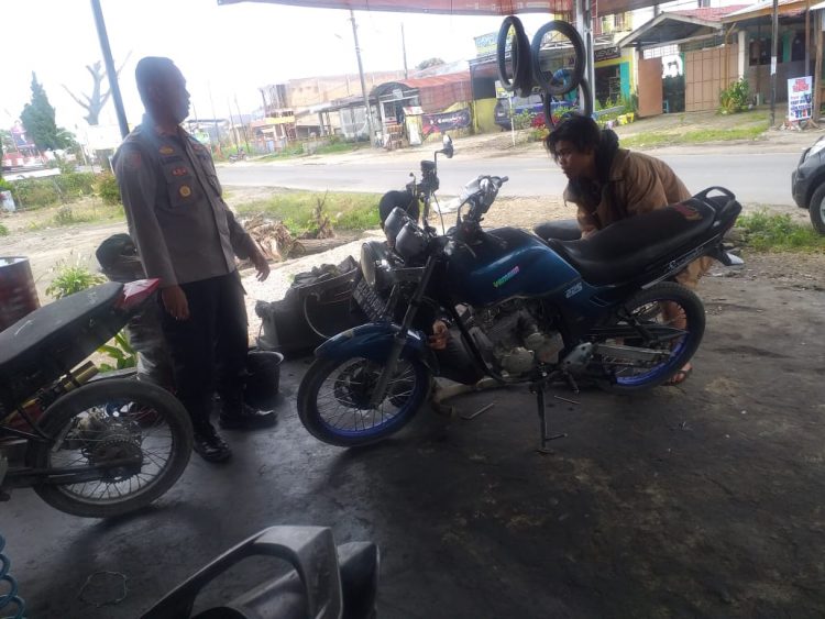 Kapolsek sidikalang Kota lakukan sosialisasi dan himbauan, Demi mewujudkan situasi Kamtibmas di lingkungan masyarakat terutama dampak buruk dari penggunaan Knalpot blong