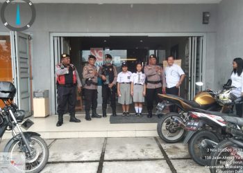 Kasat Samapta Polres Dairi AKP Tugono, SH melaksanakan kegiatan rutin patroli jarak jauh sekaligus patroli dialogis dalam rangka antisipasi gangguan kamtibmas