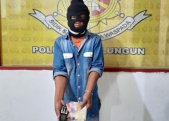 PM (41) warga Balata Pekan Kelurahan Tiga Balata Kecamatan Jorlang Hataran Kabupaten Simalungun diduga pelaku tindak pidana judi togel