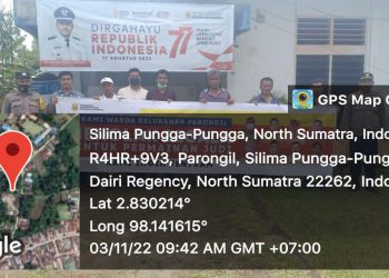 Kapolsek Parongil menggelar Quick Wins Presisi di Kantor Kelurahan Parongil Kecamatan Silima Pungga-pungga