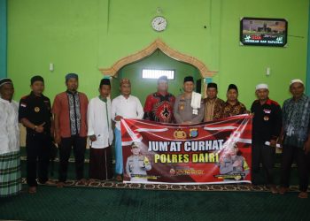 Kapolres Dairi AKBP Wahyudi Rahman, SH, SIK, MM, mengajak masyarakat Desa Lae Nuaha kecamatan siempat nempu hulu kabupaten Dairi untuk menjaga dan memelihara Kamtibmas yang aman dan kondusif