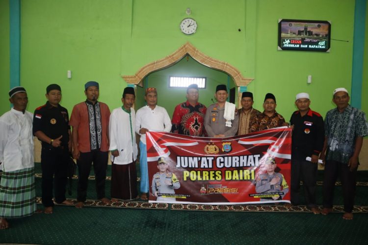 Kapolres Dairi AKBP Wahyudi Rahman, SH, SIK, MM, mengajak masyarakat Desa Lae Nuaha kecamatan siempat nempu hulu kabupaten Dairi untuk menjaga dan memelihara Kamtibmas yang aman dan kondusif