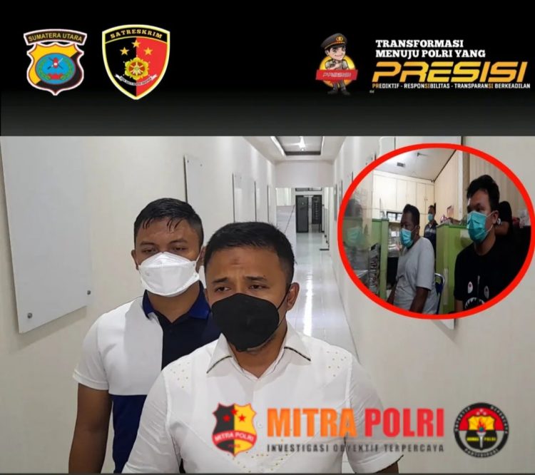 Satreskrim Polrestabes Medan mengamankan pelaku pungutan liar (Pungli) terhadap Usaha Kecil Menengah (UKM)