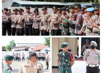Kebersamaan dan kekompakkan, kembali ditunjukkan Kepolisian Resor Belu dan Batalyon Infanteri Raider Khusus 744/SYB, dengan melaksanakan apel pagi