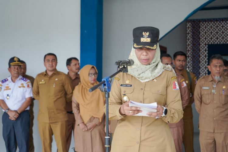 Pemerintah Kabupaten Nagan Raya mengadakan apel aset Kendaraan Dinas Roda 4 yang digunakan oleh SKPK