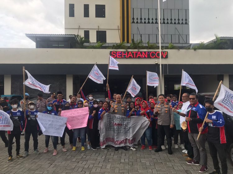 LAMI mendatangi Polresta Bekasi Kota untuk mendukung Polri dalam menjaga Kamtibmas di Indonesia