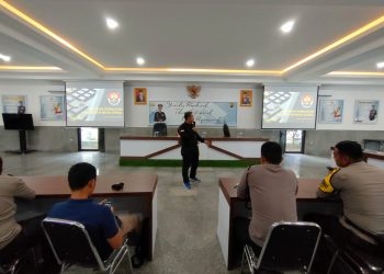 Humas Polres Bangka menggelar pelatihan pembuatan konten kreatif di medsos bagi Polsek Jajaran Polres Bangka dan para Bhabinkamtibmas di Aula Tribrata Polres Bangka