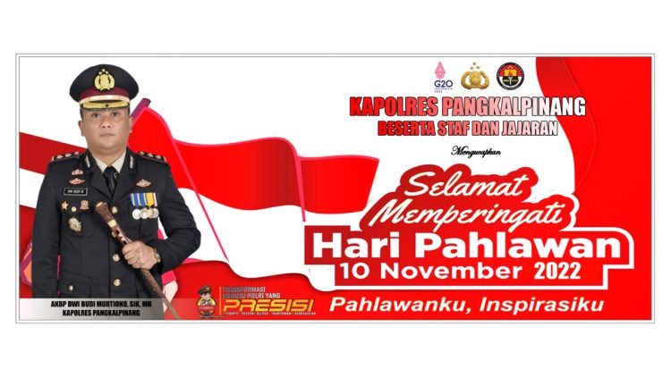Kapolres Pangkalpinang AKBP Dwi Budi Murtiono, S.IK M.H