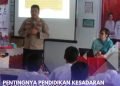 Kasat Binmas Polresta Manado gencarkan Sosialisasi kepada siswa/ pelajar di SMP N 13 Manado