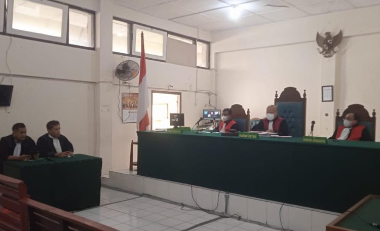 Dua terdakwa yakni Nurmal dan Sunardi di kembali jalani sidang lanjutan di Pengadilan Negeri (PN) Palembang dengan Agenda pembacaan putusan