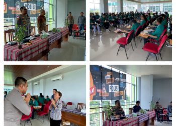 Kapolres TTU, AKBP. Moh. Mukhson S.H., S.IK, M.H mendengar sejumlah curahan isi hati (Curhat) terkait pelayanan kepolisian dari para mahasiswa Universitas Timor (Unimor)