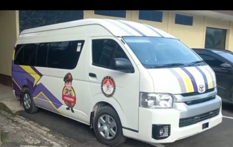 Fasilitas kendaraan roda empat Biro SDM Polda Sumsel