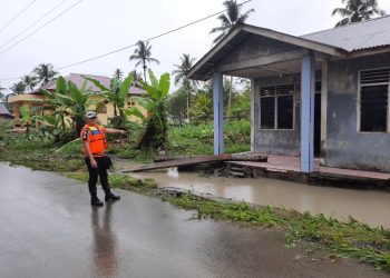 Kaban dan Team reaksi cepat BPBD melakukan monitoring di sejumlah lokasi titik banjir