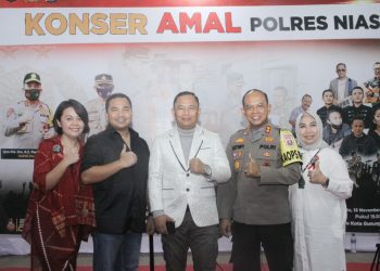 Pagelaran Konser Amal Polres Nias