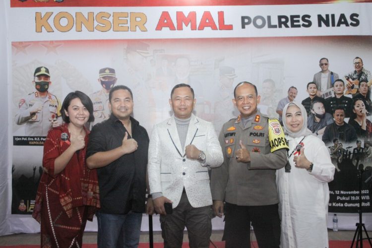 Pagelaran Konser Amal Polres Nias